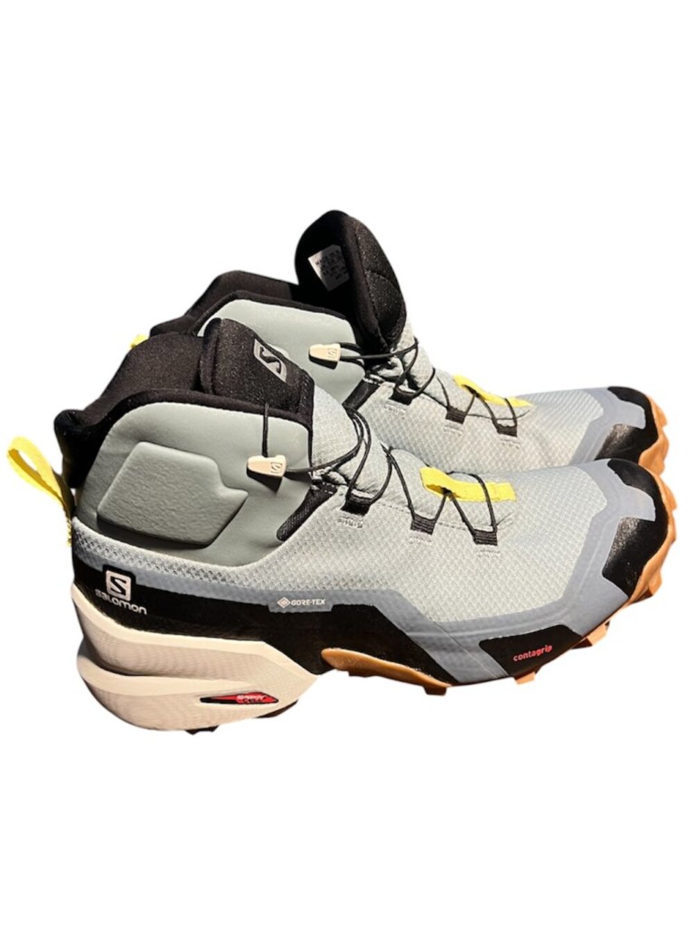 Salomon Cross Hike GORE-TEX Hiking Boots Womens 7 Teal Waterproof Trail - Picture 2 of 8